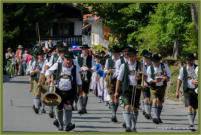 Brauchtum in Bayern, hier Knödelfest in Fischbachau