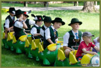 Brauchtum in Bayern, hier Knödelfest in Fischbachau